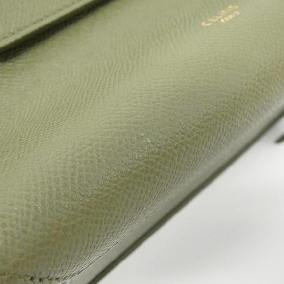 CELINE Nano Belt Handbag 189003ZVA Black Grained Calfskin Gold Hardware - Picture 4 of 7